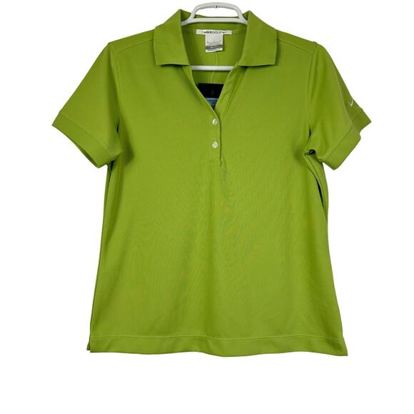 NWT Nike Golf Dri-Fit Classic Polo Green M - Picture 1 of 9